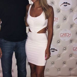 Perfect hot summer dress!! Off white cut out